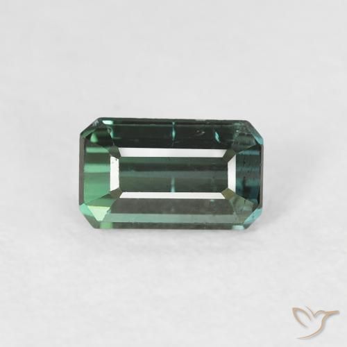 0.66ct 天然 多色绿色 碧玺, 祖母绿式切割, VS-SI