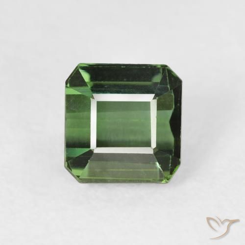1.42ct 天然 森林绿 碧玺, 祖母绿式切割, VVS