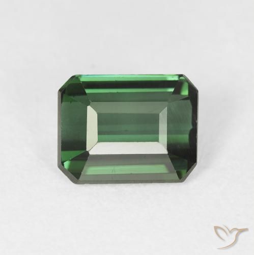 1.51ct 天然 棕绿色 碧玺, 祖母绿式切割, VVS-VS