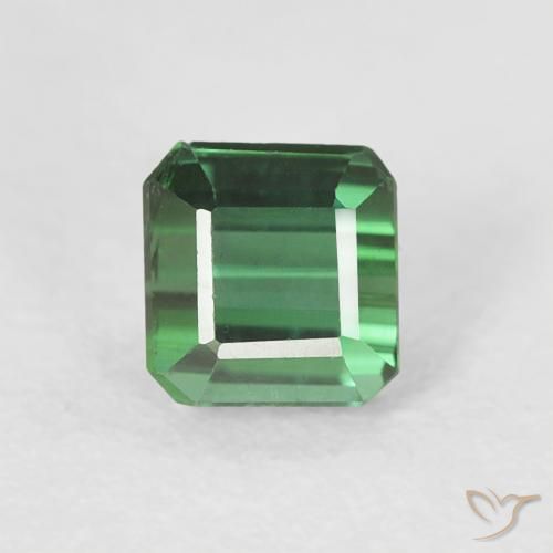 0.57ct 天然 绿色 碧玺, 祖母绿式切割, VS