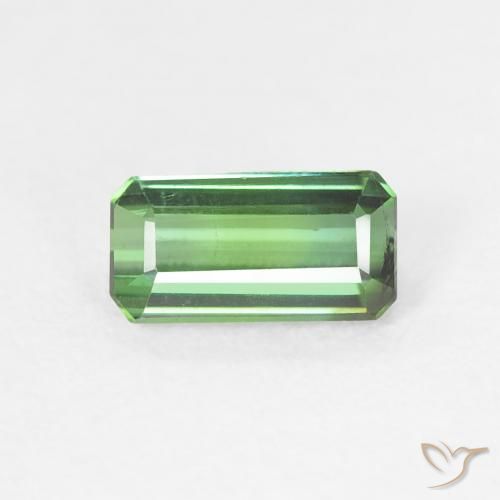 0.77ct 天然 中绿色 碧玺, 祖母绿式切割, VS