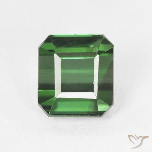 0.95ct 天然 浓绿 碧玺, 祖母绿式切割, VVS