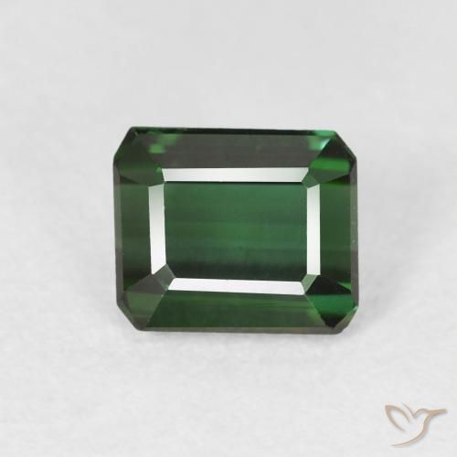 1.18ct 天然 森林绿 碧玺, 祖母绿式切割, VVS-VS