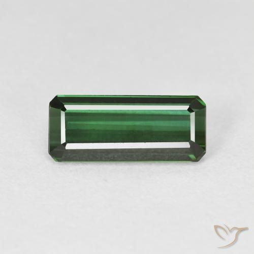 2.07ct 天然 暗绿色 碧玺, 祖母绿式切割, VVS-VS
