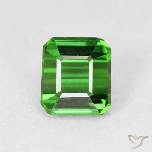 0.91ct 天然 绿色 碧玺, 祖母绿式切割, VVS-VS