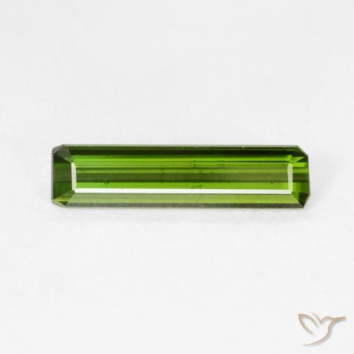 1.29ct 天然 暖绿 碧玺, 祖母绿式切割, VVS-VS