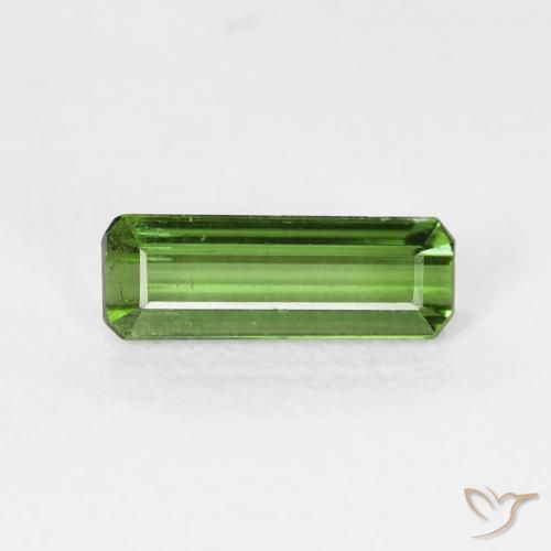 0.86ct 天然 森林绿 碧玺, 祖母绿式切割, VS