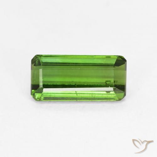 1.08ct 天然 深绿色 碧玺, 祖母绿式切割, VS