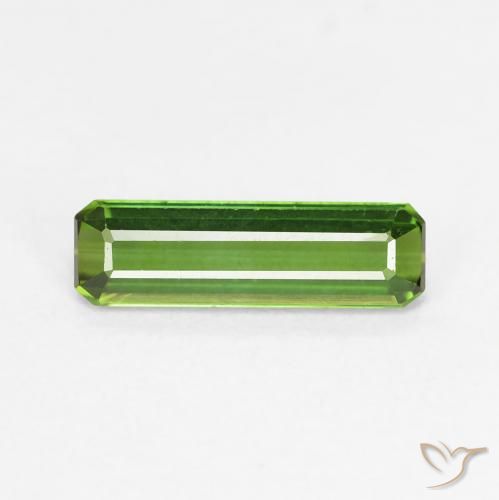 0.80ct 天然 深绿色 碧玺, 祖母绿式切割, VVS-VS