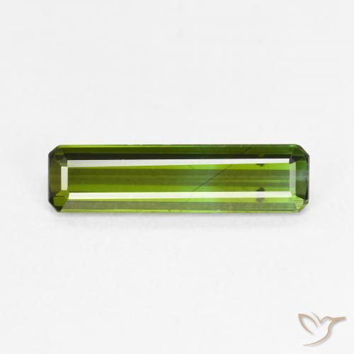 1.06ct 天然 大地绿 碧玺, 祖母绿式切割, VVS-VS