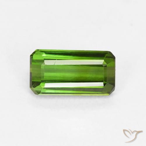 0.68ct 天然 森林绿 碧玺, 祖母绿式切割, VVS-VS