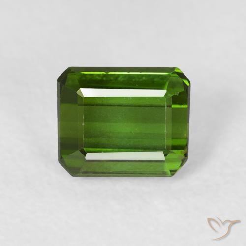 0.72ct 天然 大地绿 碧玺, 祖母绿式切割, VS