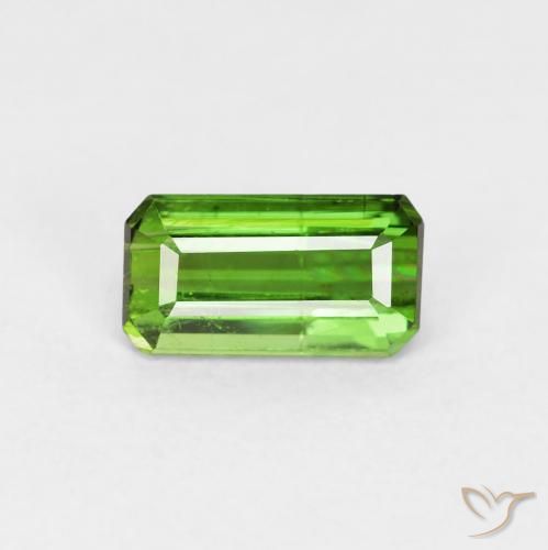 0.85ct 天然 森林绿 碧玺, 祖母绿式切割, VS-SI