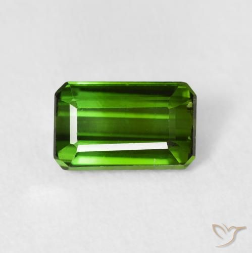 1.21ct 天然 深绿色 碧玺, 祖母绿式切割, VVS-VS
