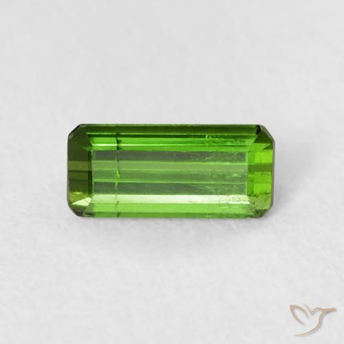 0.59ct 天然 中绿色 碧玺, 祖母绿式切割, VS-SI