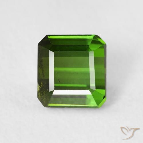 0.80ct 天然 森林绿 碧玺, 祖母绿式切割, VS
