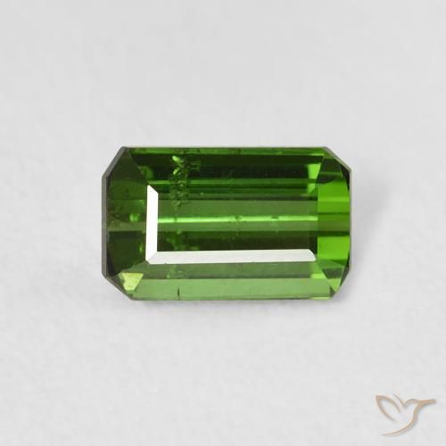 0.75ct 天然 中绿色 碧玺, 祖母绿式切割, VS-SI