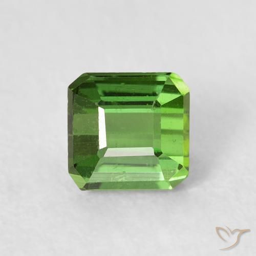 0.64ct 天然 森林绿 碧玺, 祖母绿式切割, VS
