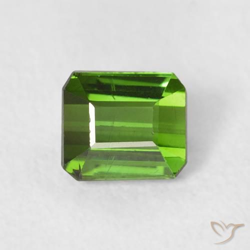 0.53ct 天然 深绿色 碧玺, 祖母绿式切割, VS