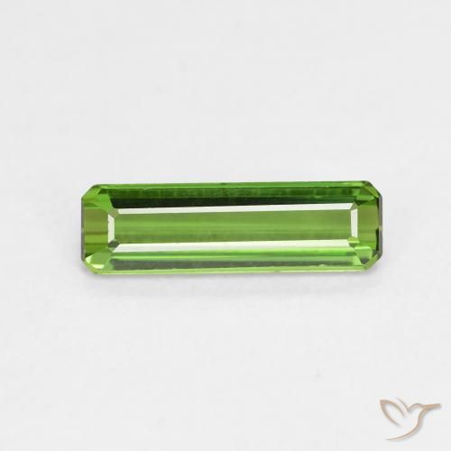 0.80ct 天然 深绿色 碧玺, 祖母绿式切割, VVS