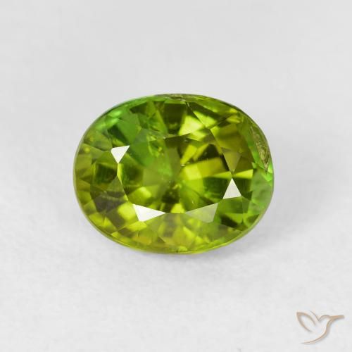 1.71ct 天然 暖土绿 碧玺, 椭圆形, VS