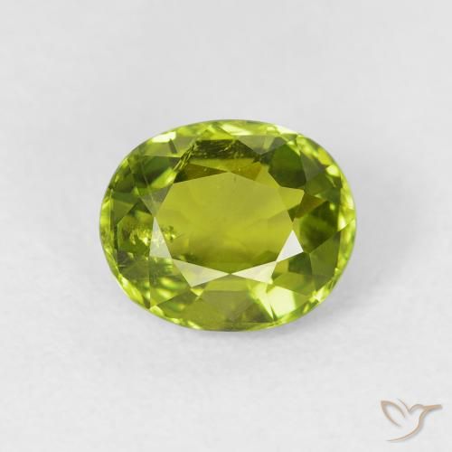 1.64ct 天然 充满活力的绿色 碧玺, 椭圆形, VS