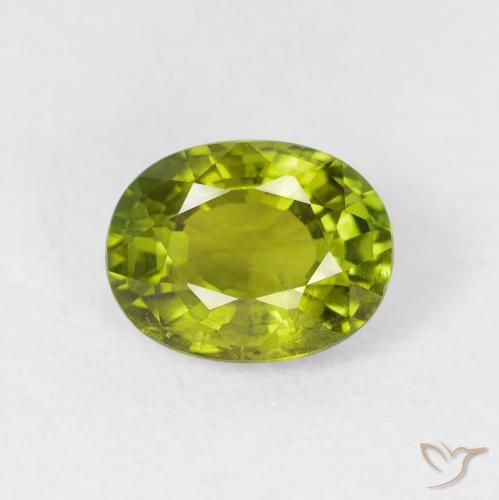 1.39ct 天然 充满活力的绿色 碧玺, 椭圆形, VS