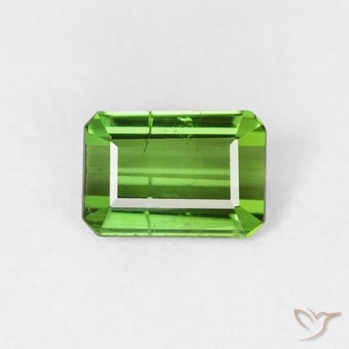 0.75ct 天然 中绿色 碧玺, 祖母绿式切割, VS-SI