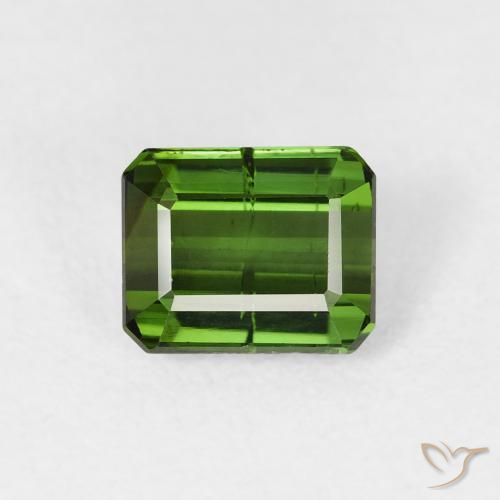 1.22ct 天然 大地绿 碧玺, 祖母绿式切割, SI