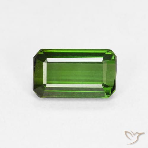 1.06ct 天然 暗绿色 碧玺, 祖母绿式切割, VVS-VS