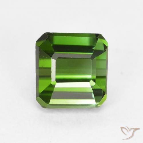 1.10ct 天然 森林绿 碧玺, 祖母绿式切割, VVS