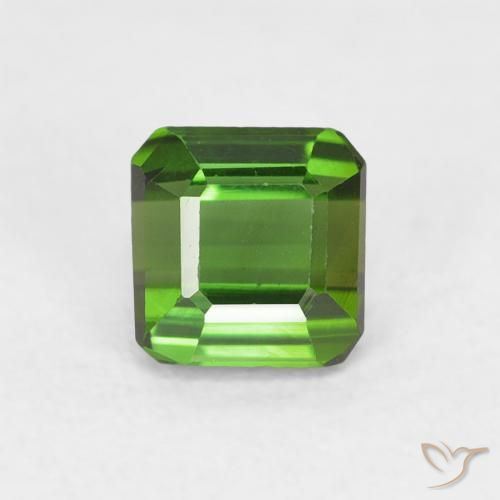 0.64ct 天然 中绿色 碧玺, 祖母绿式切割, VVS