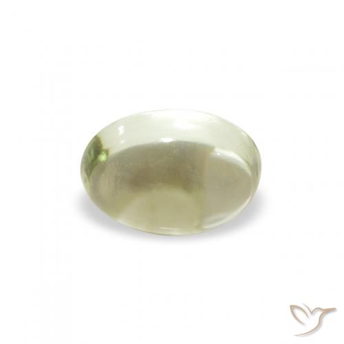 0.86ct 天然 黄绿色 碧玺, 椭圆形, 透明