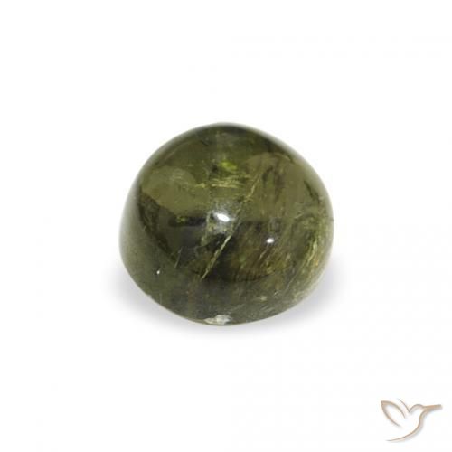 0.75克拉天然碧玺，圆形的，透明