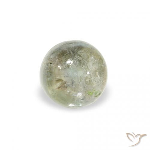 0.60ct 天然 暖绿 碧玺, 圆形的, 透明