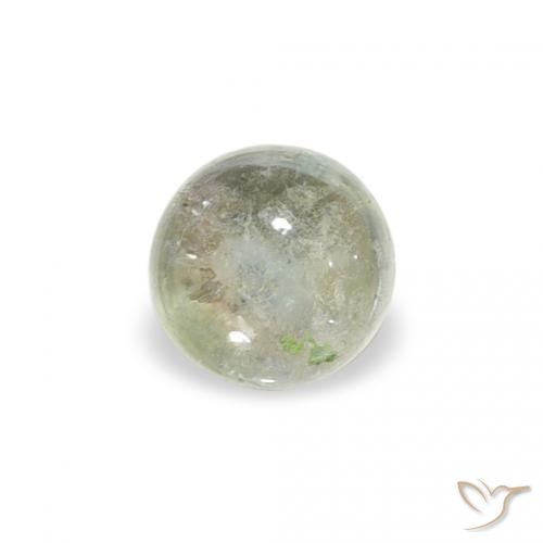 0.60克拉天然碧玺，圆形的，透明