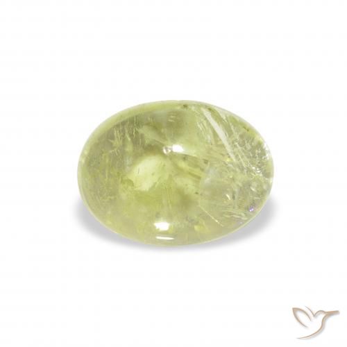 1.45ct 天然 青柠绿 碧玺, 椭圆形, 透明