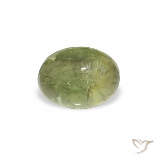 0.84ct 天然 大地绿 碧玺, 椭圆形, 透明