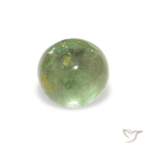 0.69ct 天然 浅绿色 碧玺, 圆形的, 透明