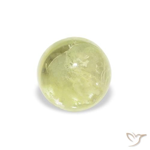 1.29ct 天然 浅绿色 碧玺, 圆形的, 透明