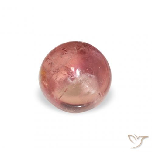 1.31ct 天然 亮粉色 碧玺, 圆形的, 透明
