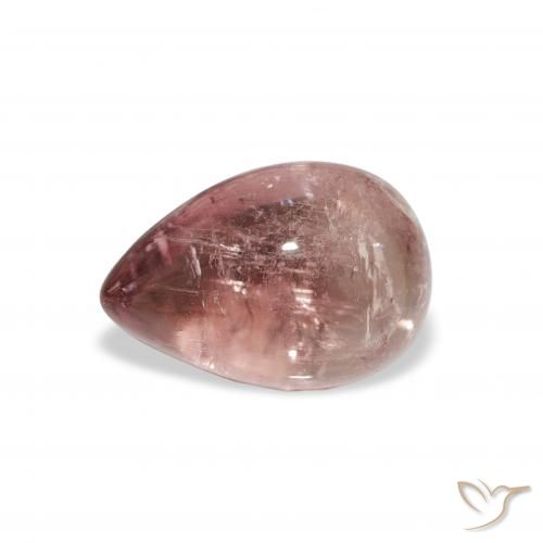 1.66ct 天然 橙粉色 碧玺, 梨形, 透明