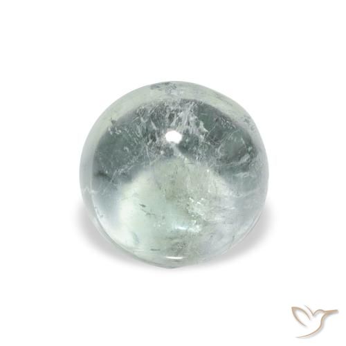 0.95ct 天然 Medium Light Green 碧玺, 圆形的, 透明
