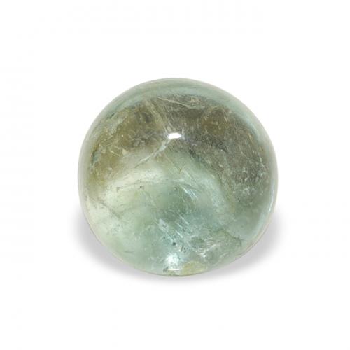 1.18ct 天然 灰苔绿 碧玺, 圆形的, 透明