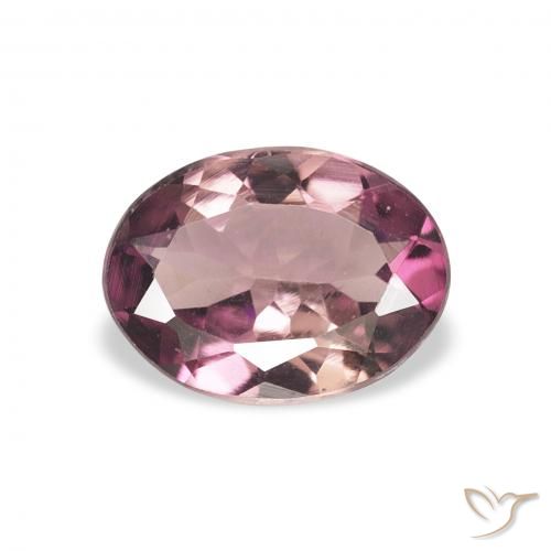 0.85ct 天然 Medium Dark-Purple 碧玺, 椭圆形, VVS