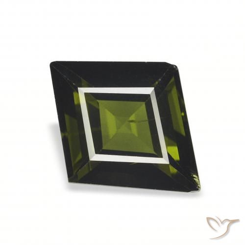 1.53ct 天然 深绿色 碧玺, 花式切割, VS