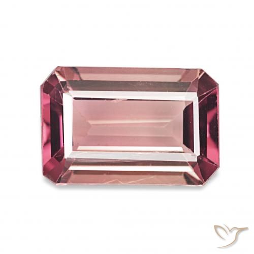 2.49ct 浅粉色 碧玺 宝石, 祖母绿式切割, VVS-VS