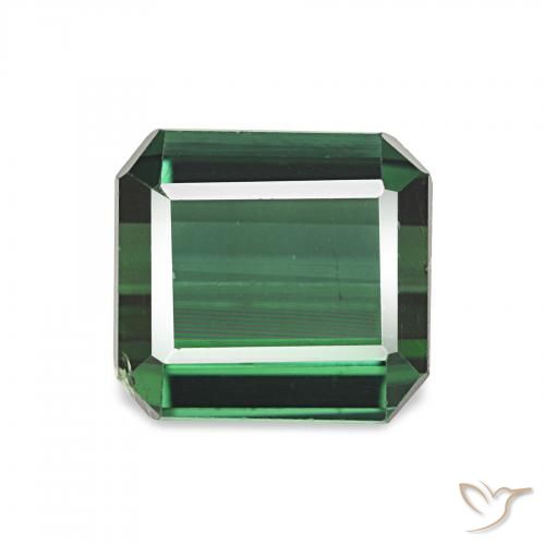 2.05ct 暗绿色 碧玺 宝石, 祖母绿式切割, VVS-VS