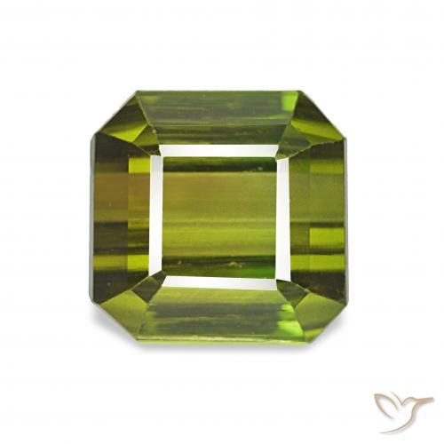 2.17ct 天然 森林绿 碧玺, 八边形, VVS-VS, Photo A
