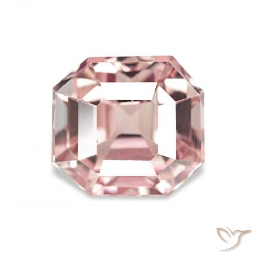 3.16ct 大地粉色 碧玺, 祖母绿式切割, VS